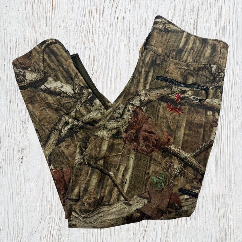 Browning Hells Canyon Hunting Pants Mens XL Mossy Oak Break Up Camo OdorSmart